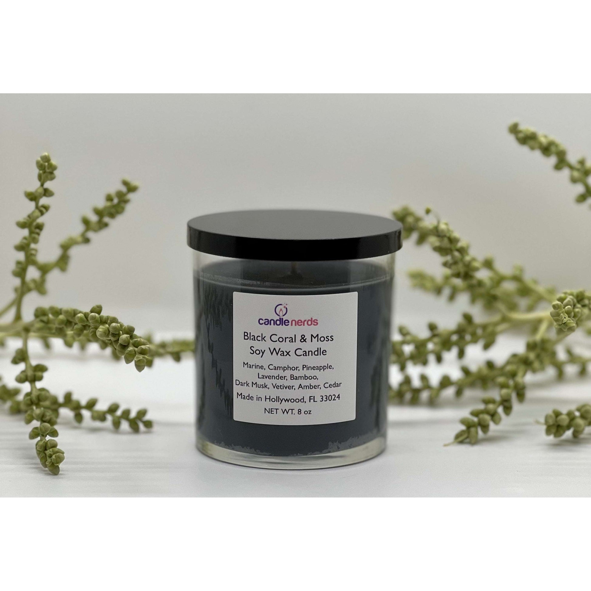 Black Coral & Moss - Candle Nerds, candle  male scent